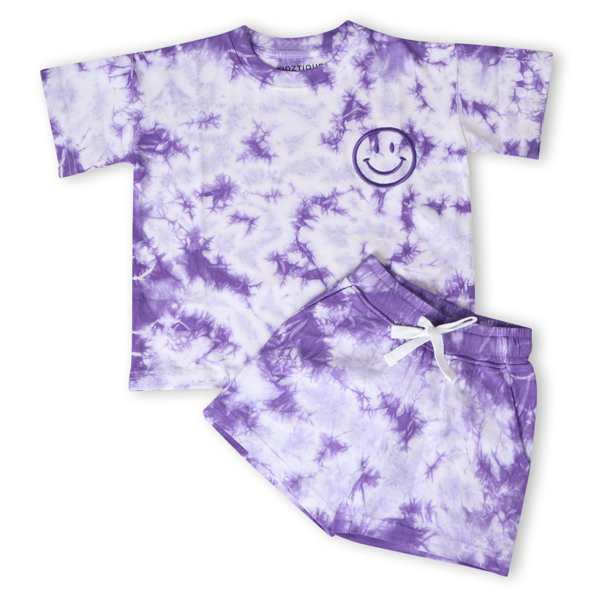 Purple Tie Dye Set
