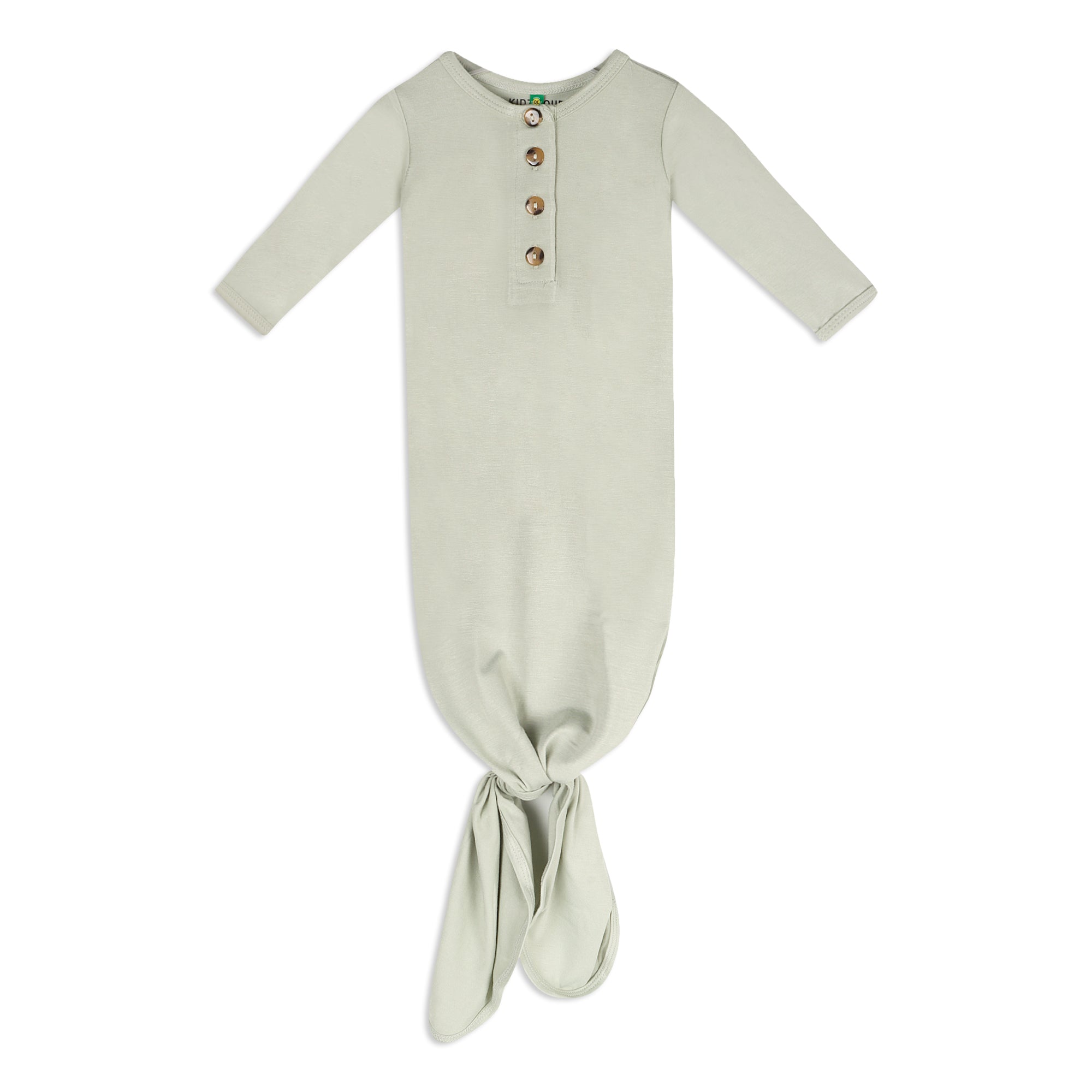 Olive Newborn Knotted Gown